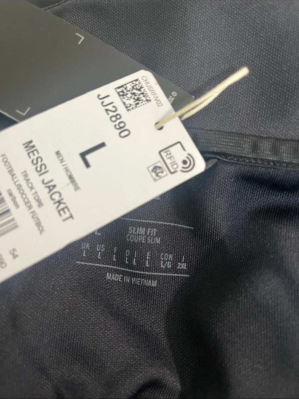 adidas Messi Dark Grey Track Jacket and Pants